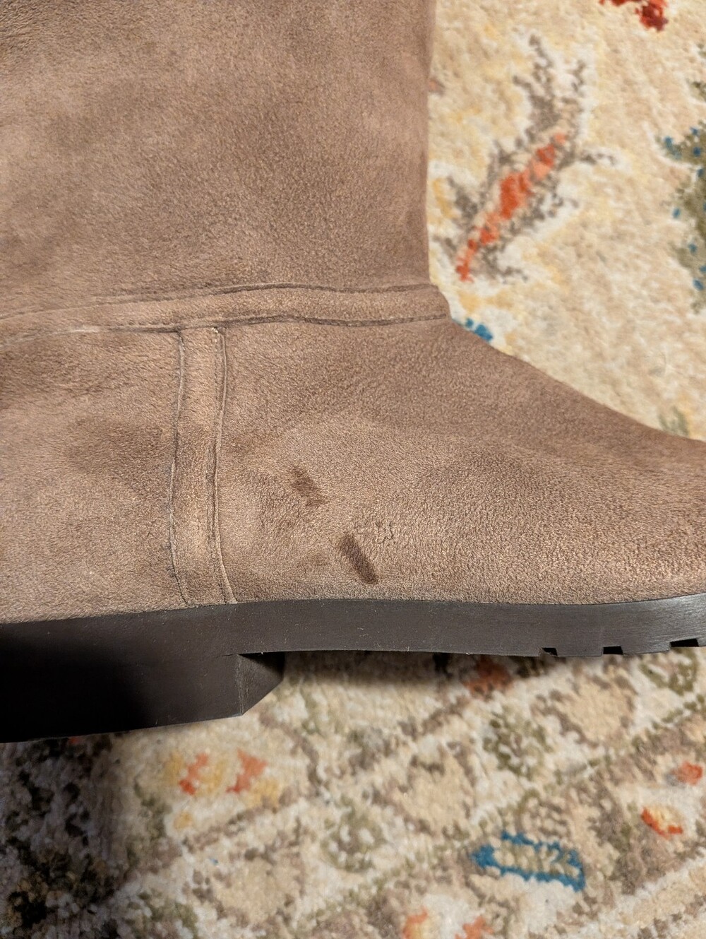 TOTEME Shearling-lined suede ankle boots - Picture 9 of 16
